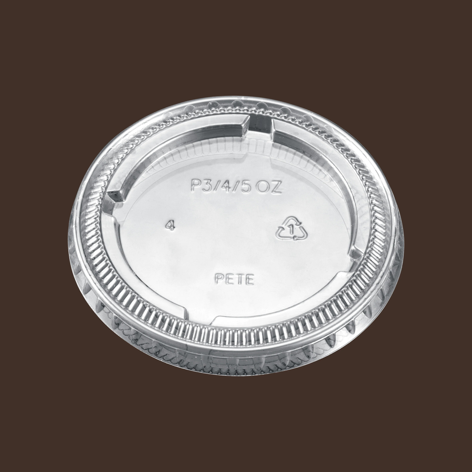 Flat PET Lid for 3.25oz, 4oz & 5.5oz Portion Cups (2500pcs) – Cups Separate