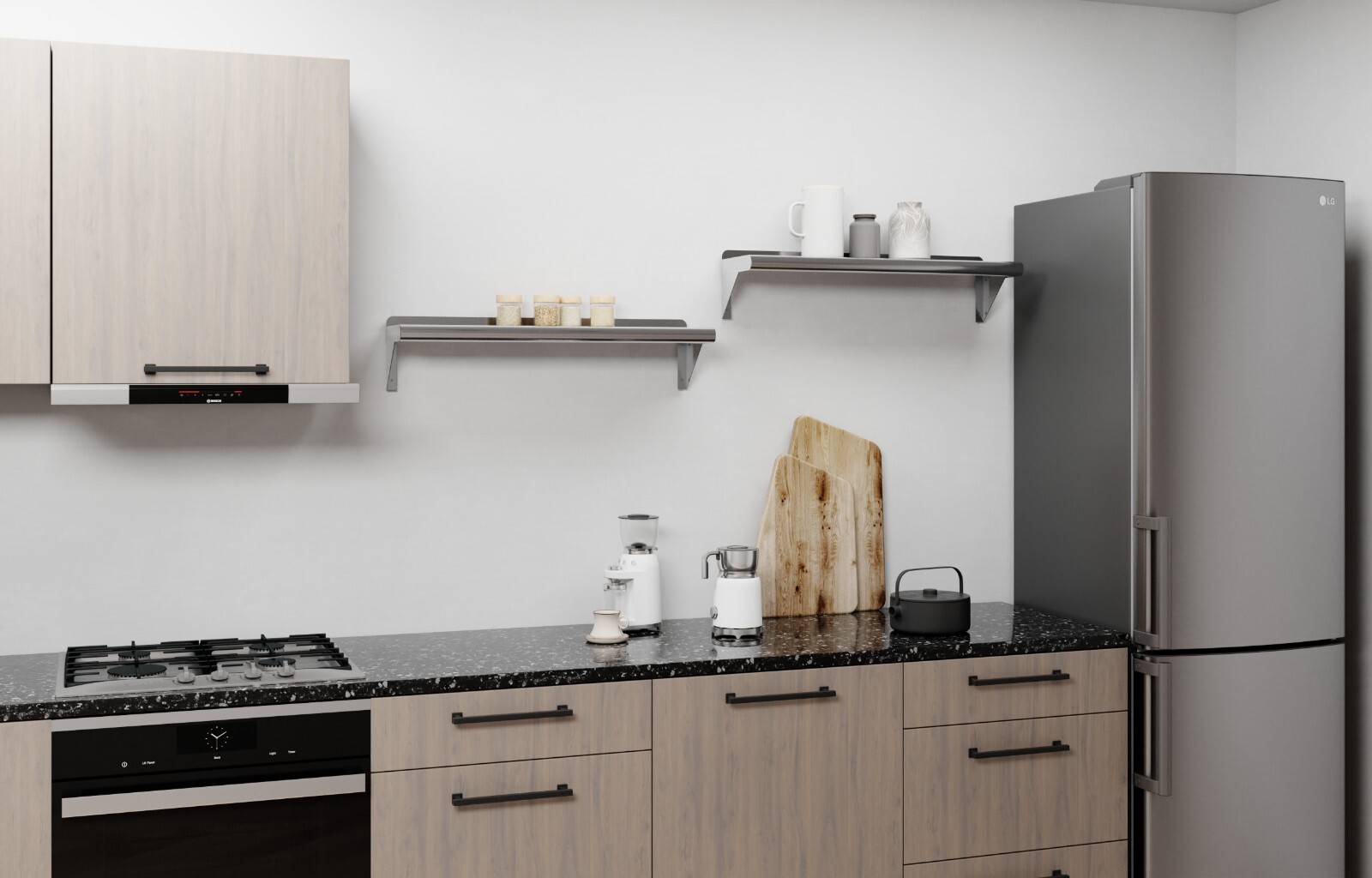 8 in. x 30 in. Stainless Steel Wall Shelf