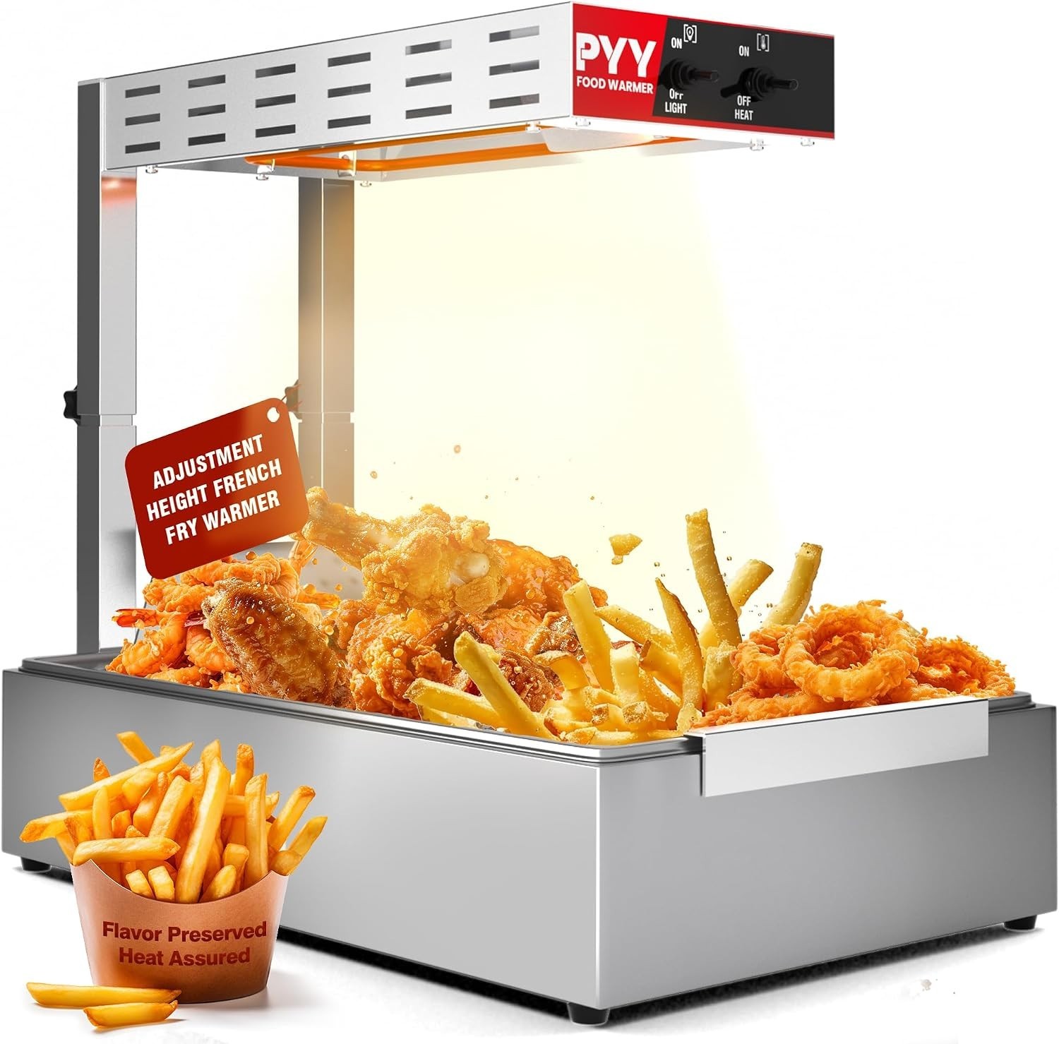 Professional French Fry Warmer – Efficient Temperature Control for Restaurants
