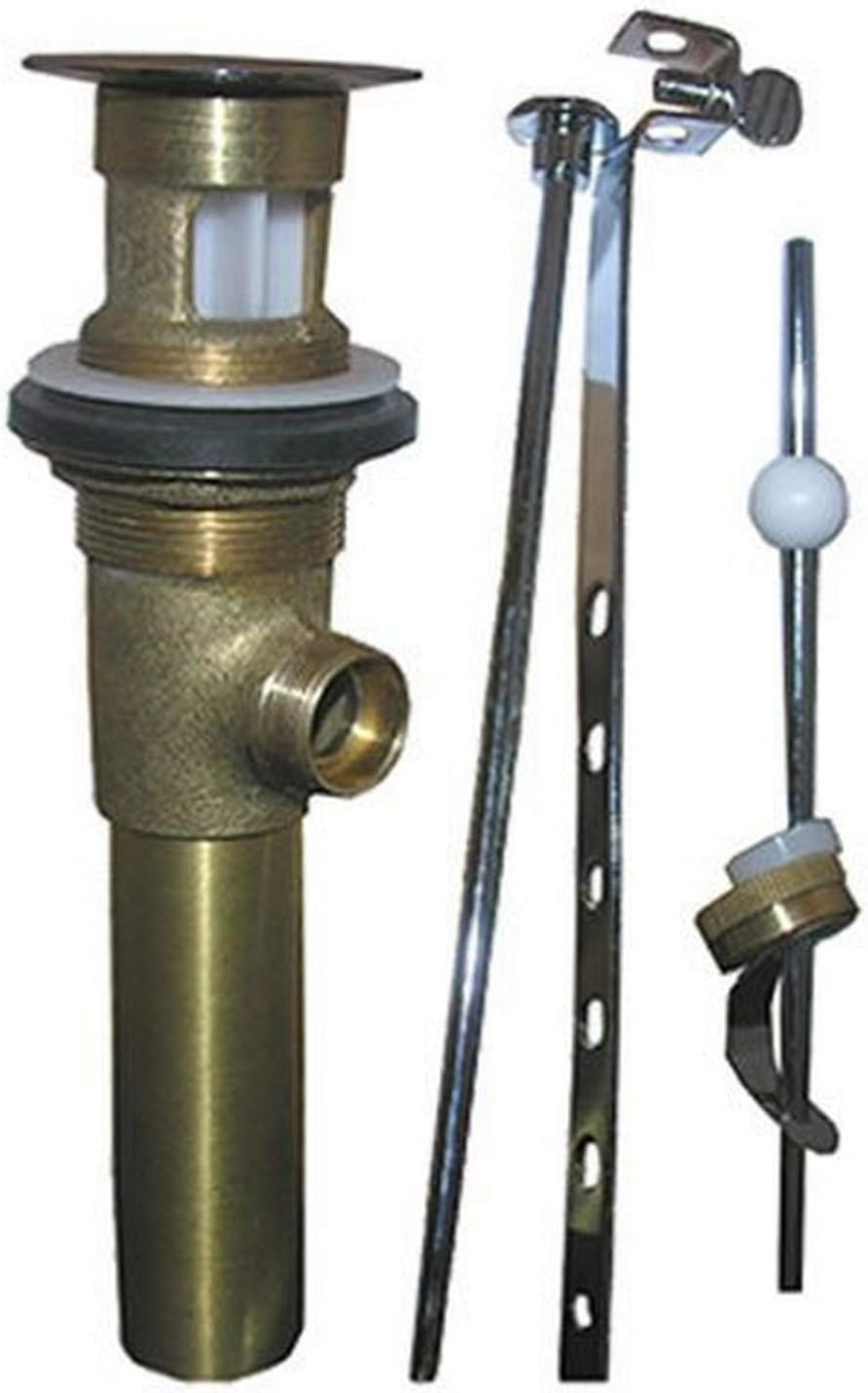 03-4621 1-1/4-Inch Chrome Plated Brass Lavatory Pop Up Drain Assembly