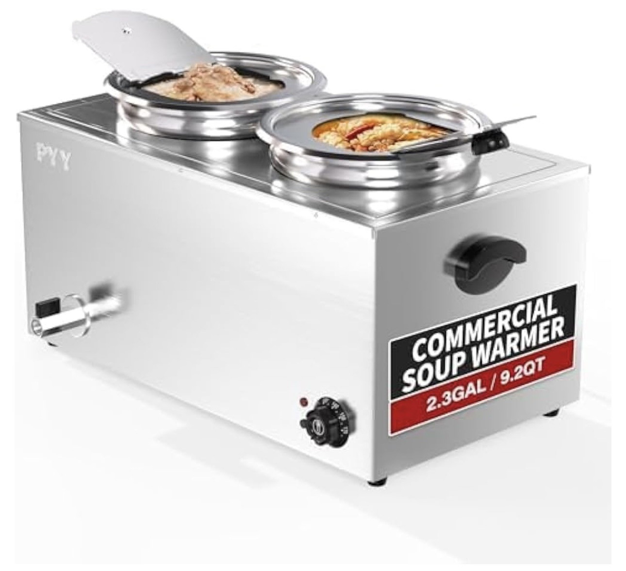 Commercial Soup Warmer – Upgrade Steam Table Food Warmer Electric Countertop …