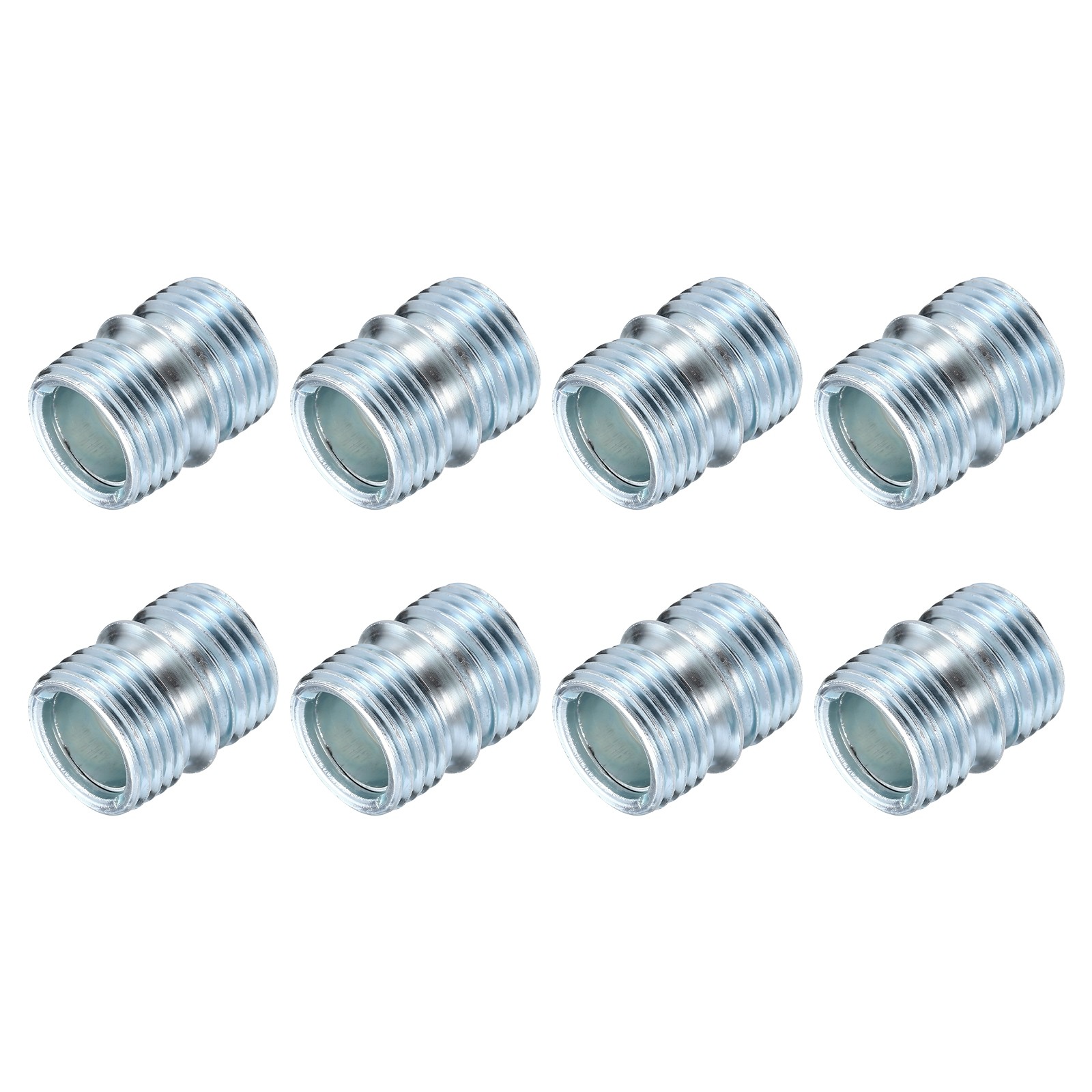 8Pcs Metal Rack Connector 0.87″x0.75″ Wire Shelving Poles for Shelf Silver