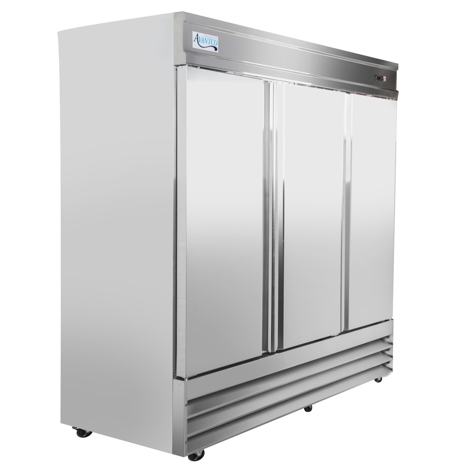 81″ Stainless Steel Solid Door Reach-In Refrigerator