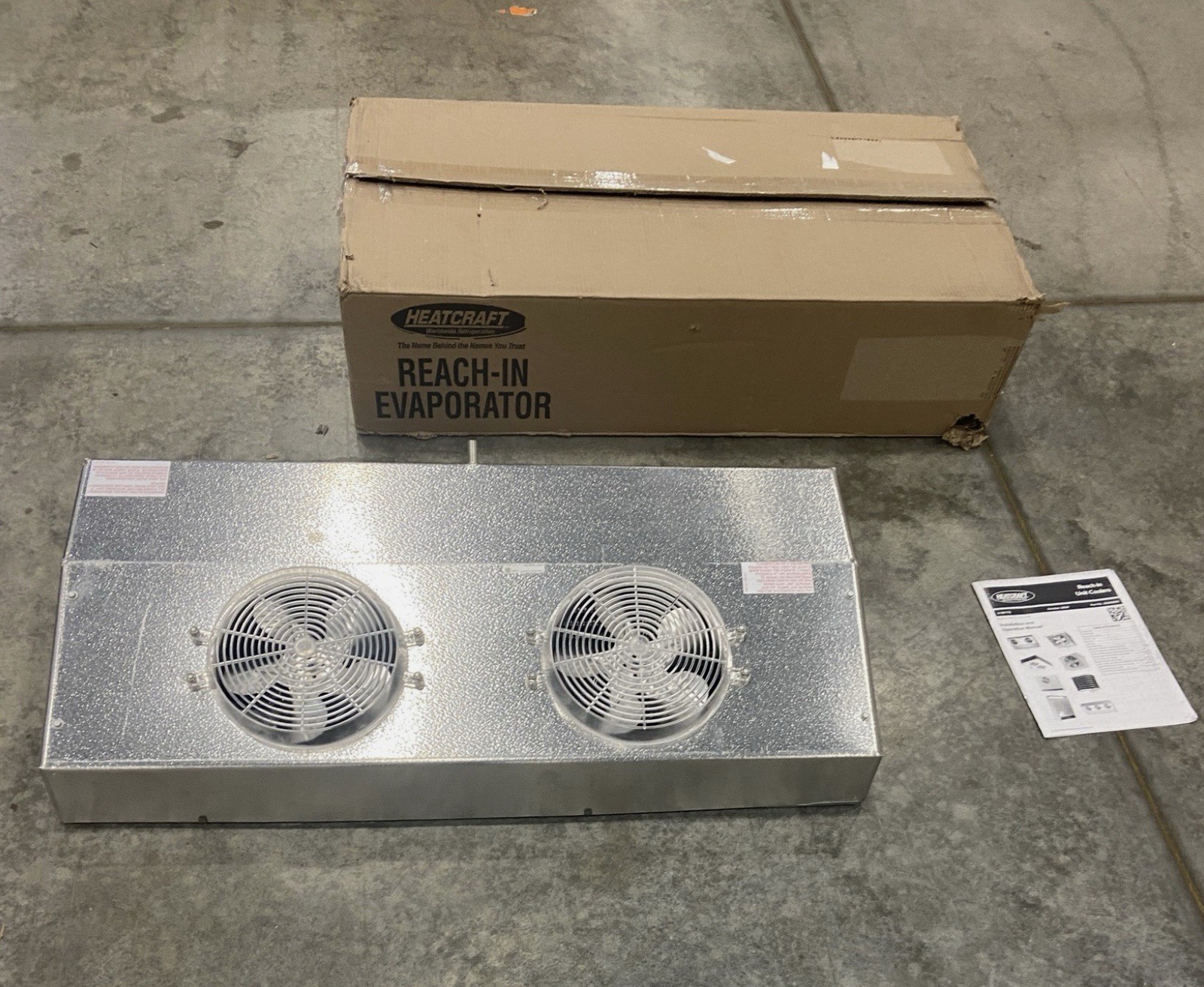 Heatcraft TL35BG Reach-In Unit Cooler, Defrost, Top-aire, 3500 BTUH, 230V
