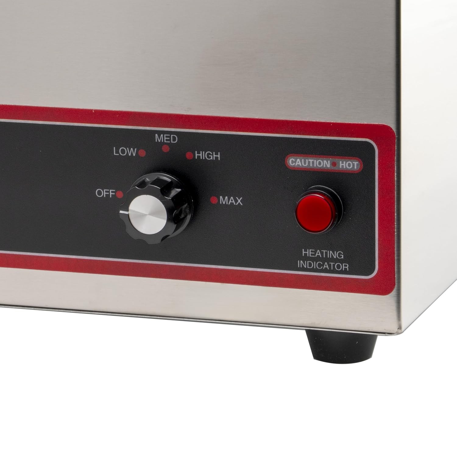 Large Stainless Steel Food Warmer Winco 120V 1200W