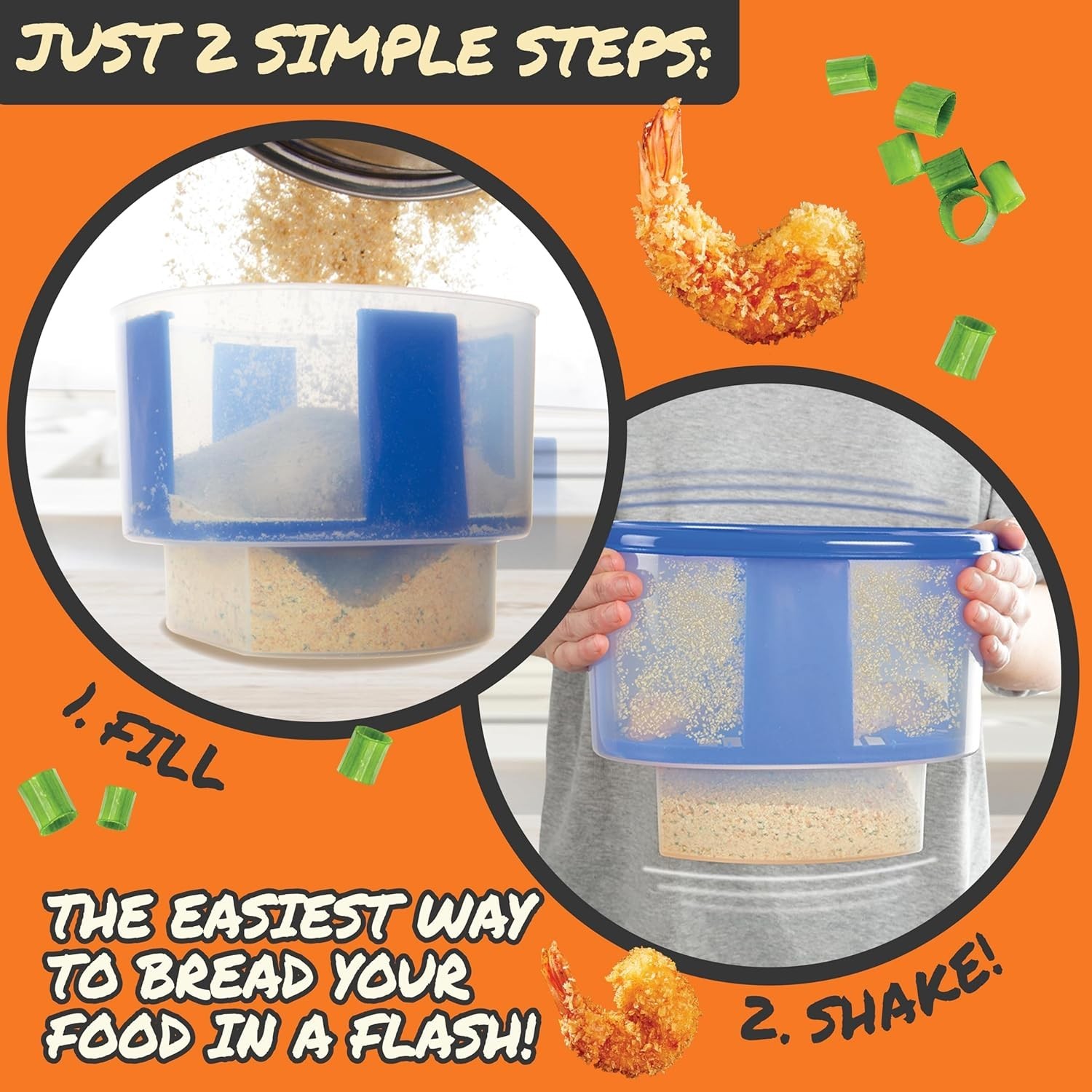 Dishwasher Safe Better Breader Bowl – Effortless Coating for Meats & Veggies