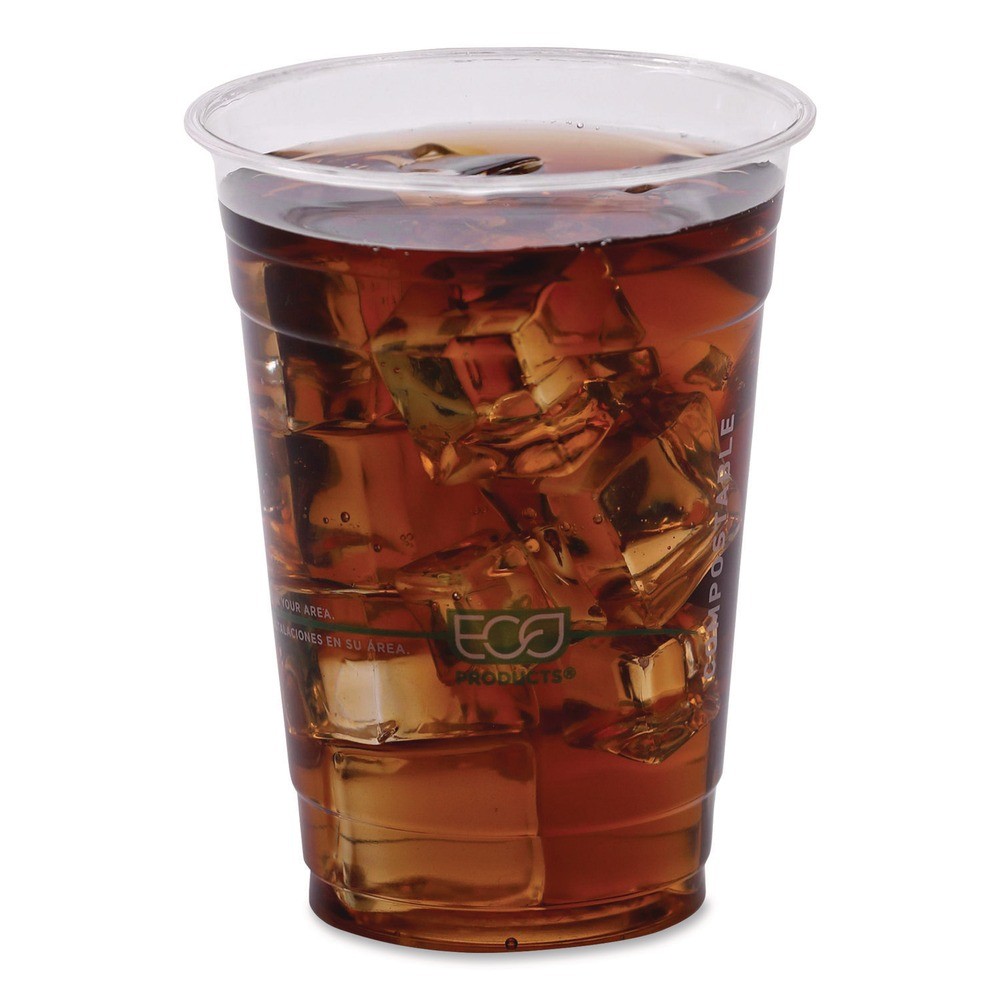 Eco-Products EPCC16GSPK 16 oz. GreenStripe Cold Cups – Clear (50/Pack) New