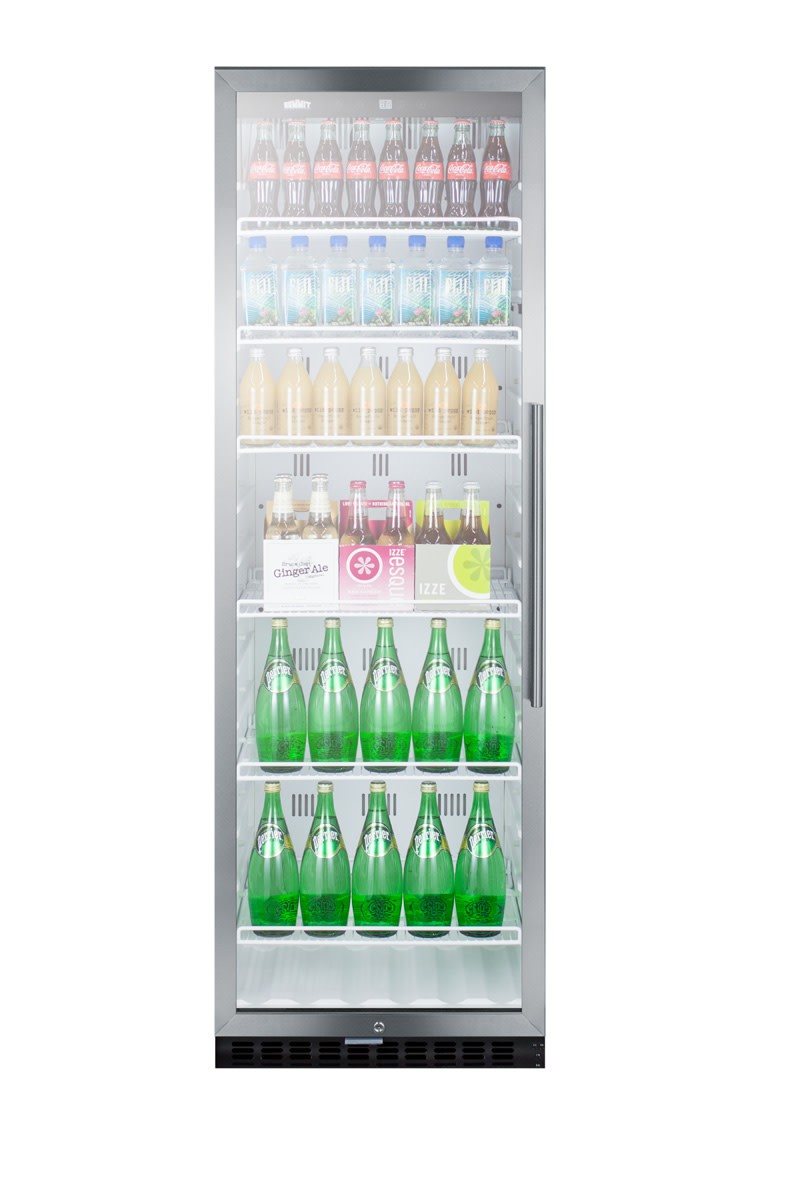 Summit SCR1400WLHC Commercial 24″W 12.6 Cu. Ft. Left Swing – Stainless Steel