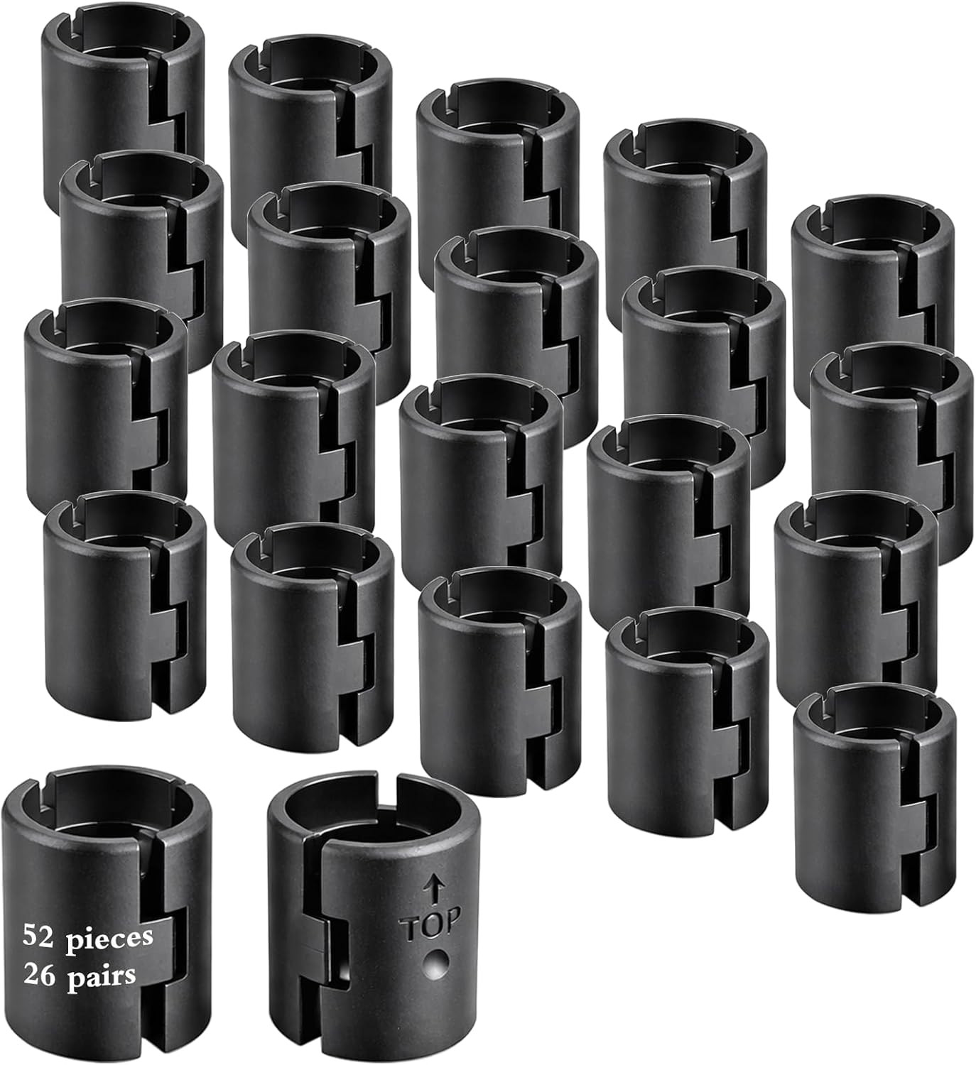 Wire Shelf Clips 3/4 Inch, 52 Pcs Wire Shelving Shelf Lock Clips, Wire Shelf Rep