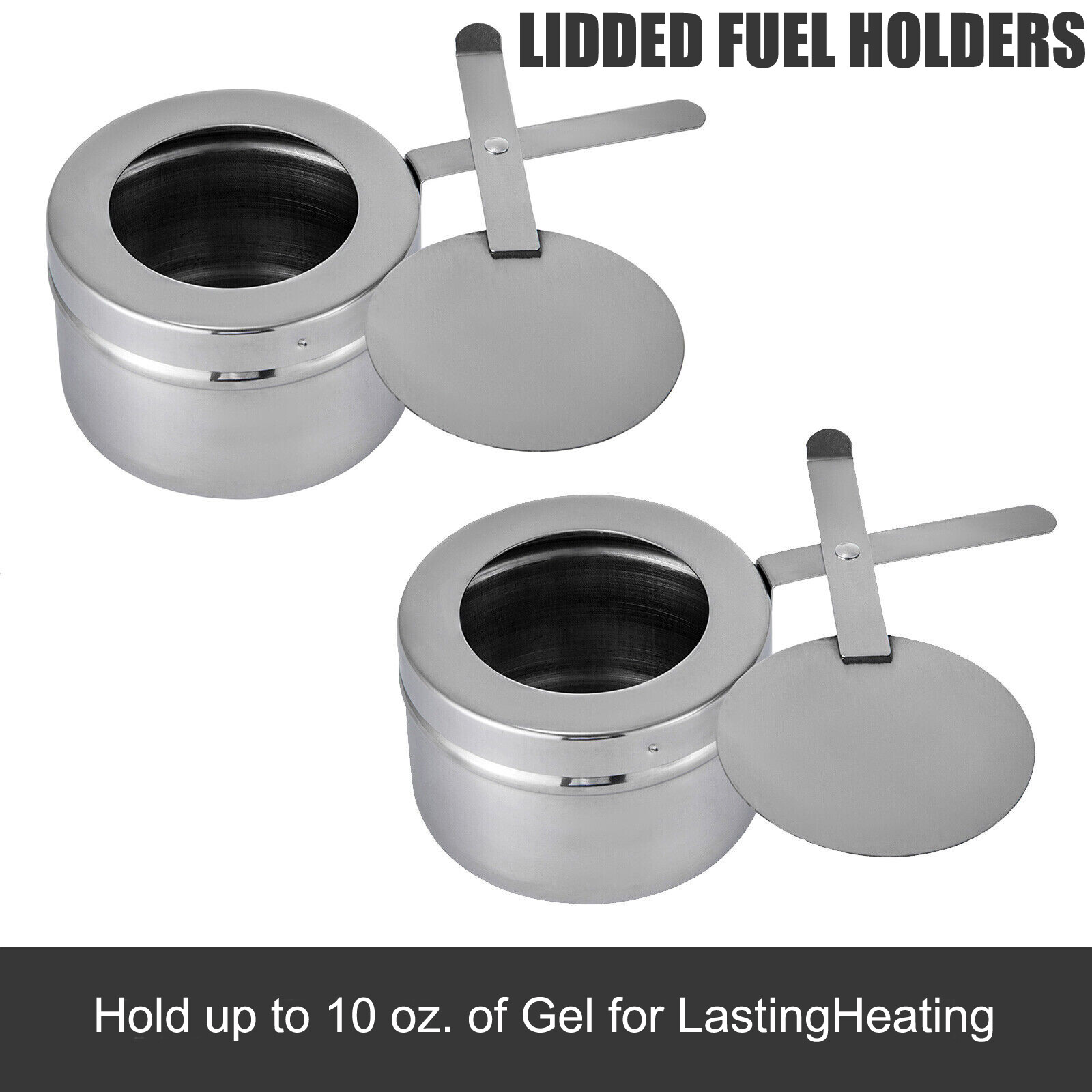 8QT 6 Pack Stainless Steel Chafer Chafing Dish Sets Catering Food Warmer