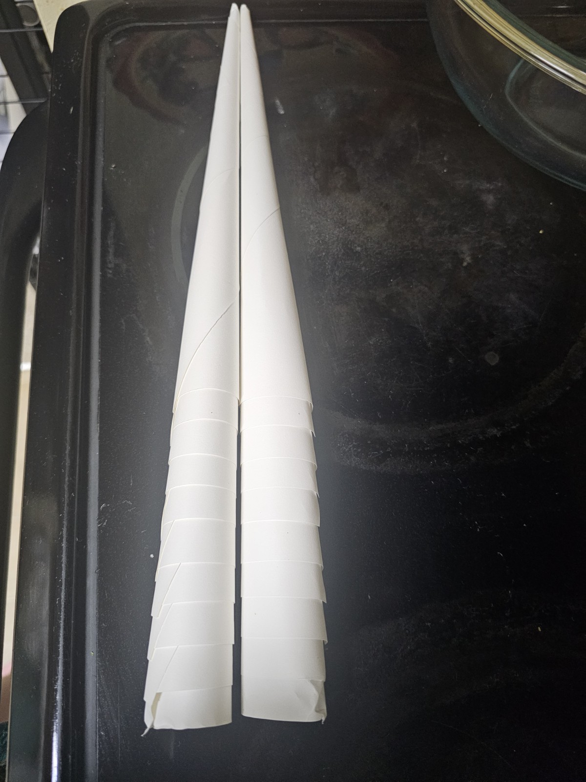 Cotton candy Cone White 10 Pack Unbranded