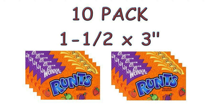 10 PACK Candy Vending Machine Label Sticker Decal 1.5 x 3″