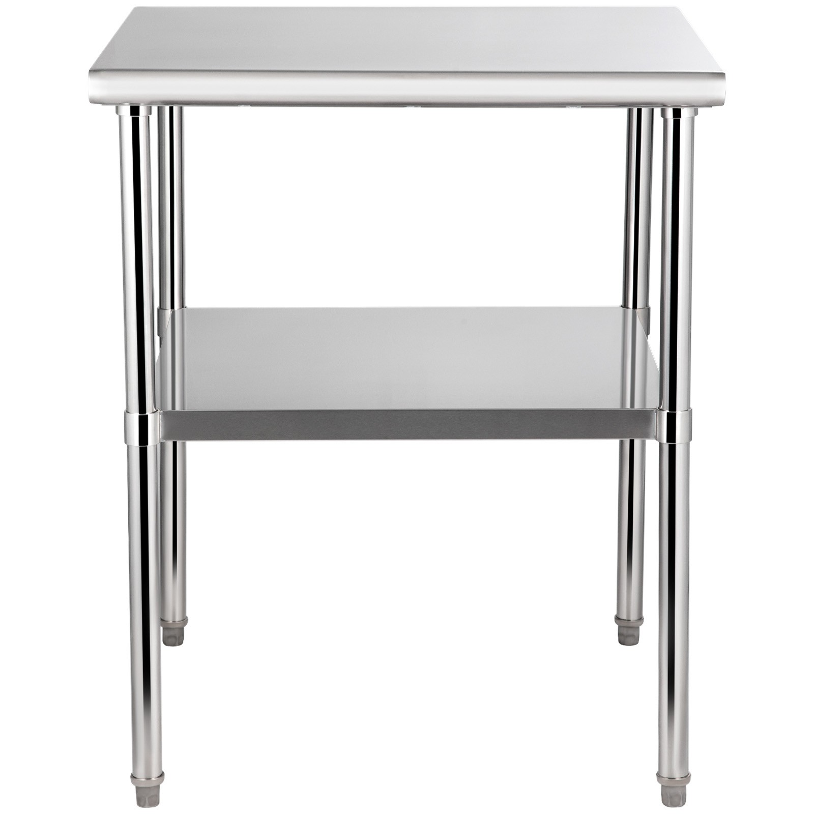 VEVOR Stainless Steel 30x30x36 in Work Prep Table Commercial Food Prep Table