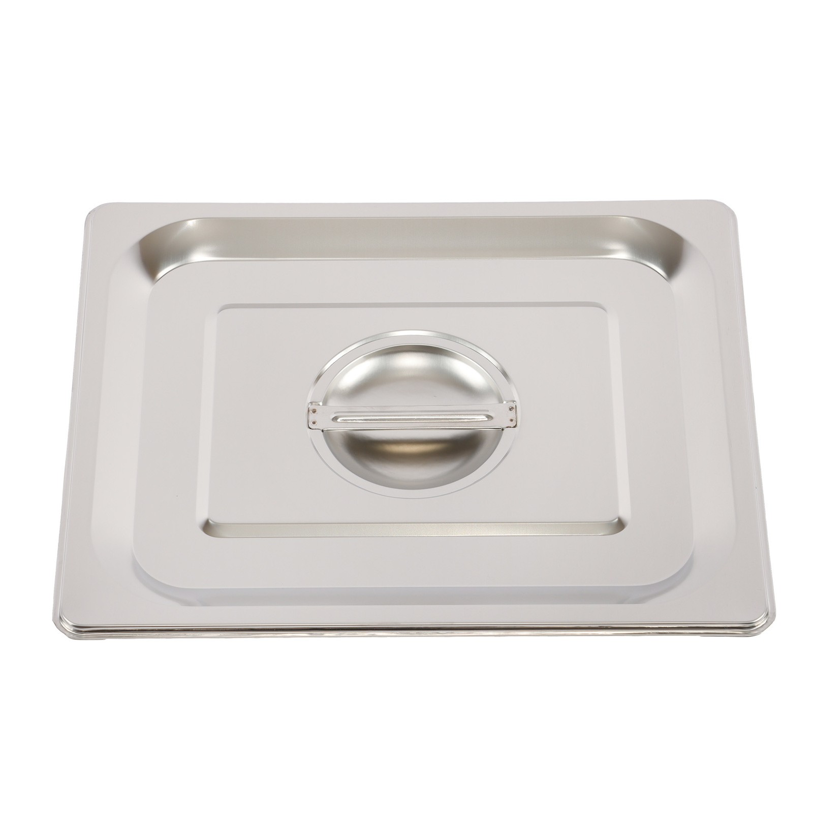 2Pack 1/2 Size 6″ Deep Steam Table Pans With Lids Non-Stick Stainless Steel