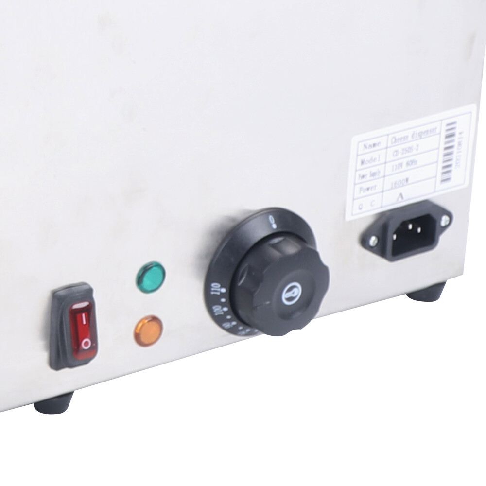 Cheese Dispenser with 2 Pumps 2 x 2L Electric Nacho Cheese Sauce Warmer 30-110℃