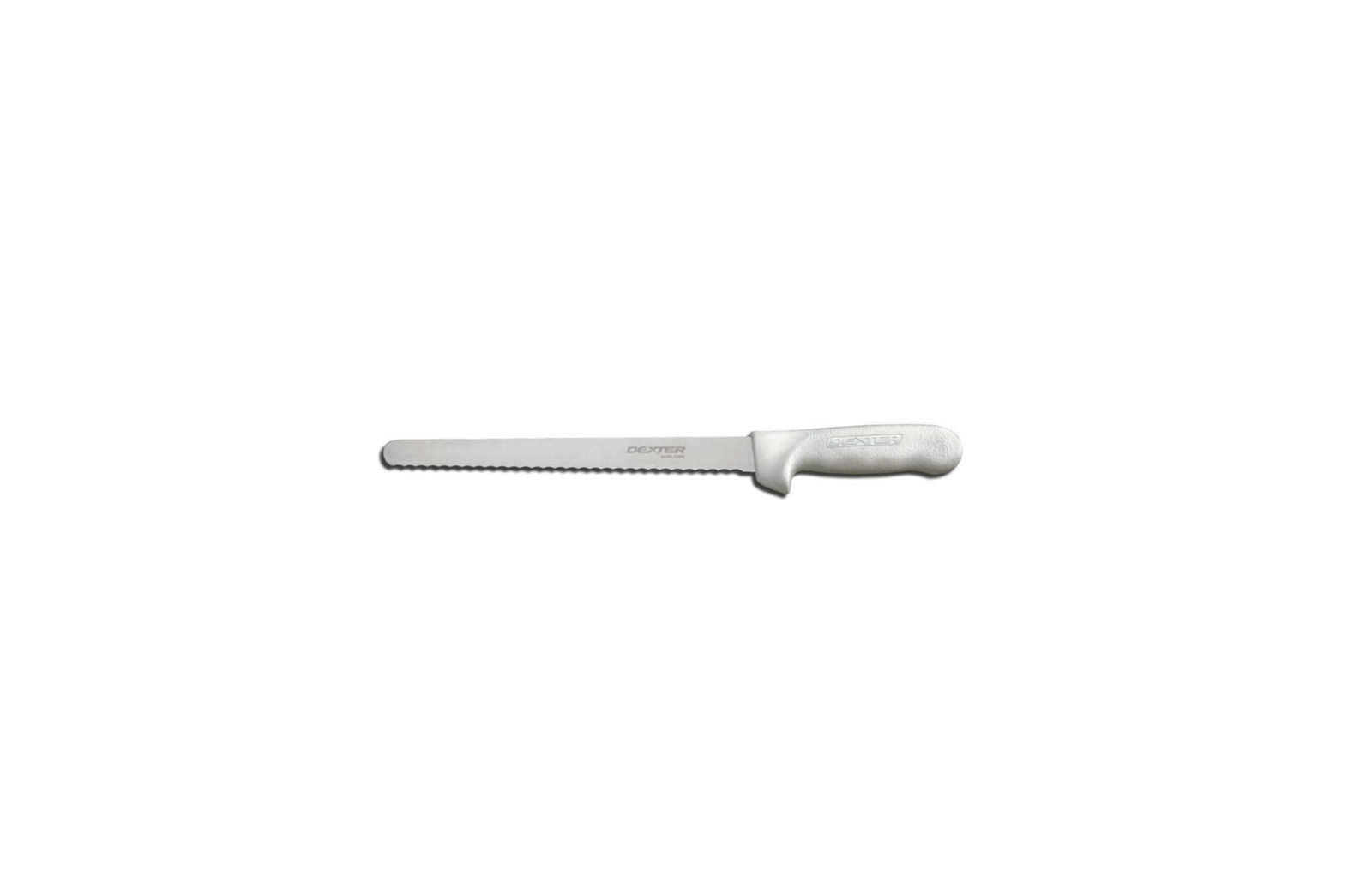 Dexter Russell S140N-10SC-PCP Sani-Safe 10″ Narrow Scalloped Edge Slicer Knife