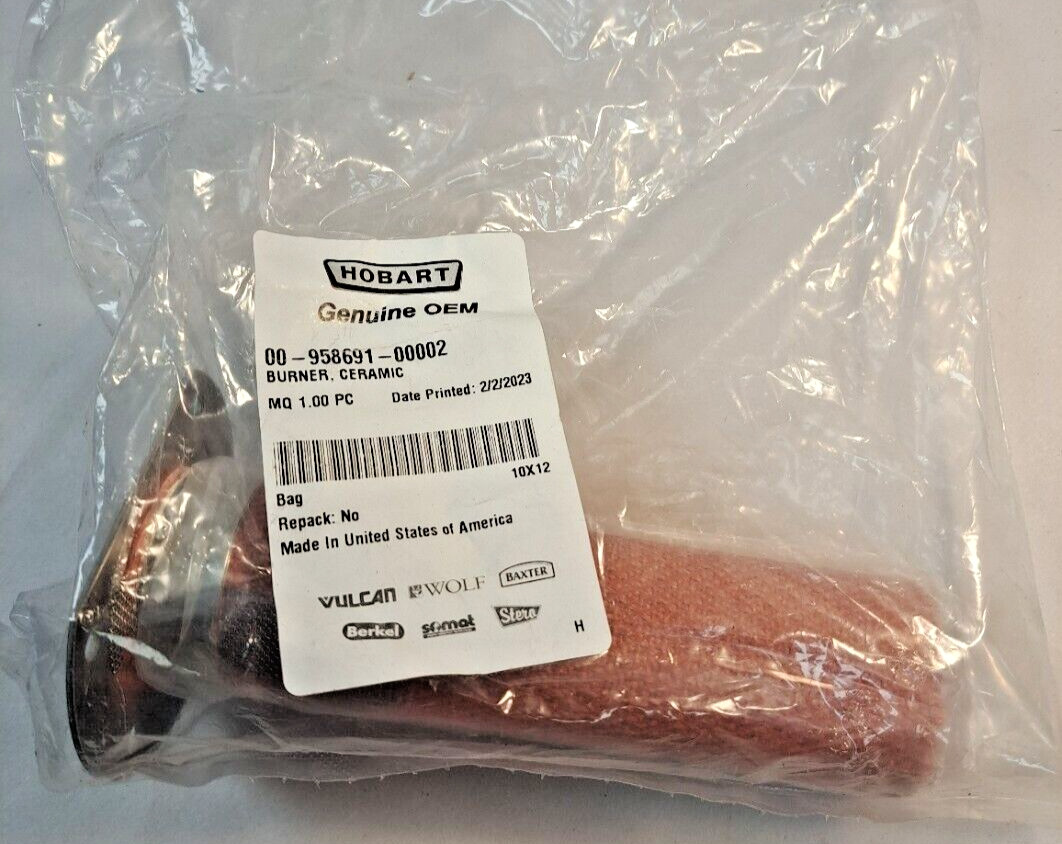 Vulcan Hart Burner, Ceramic 00-958691-00002 – Genuine OEM