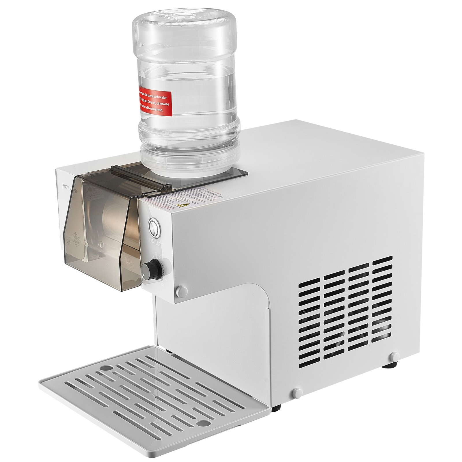 Uimoso Snowflake Ice Maker 132LBS/24H Ice Shaving Machine for Home Party Use