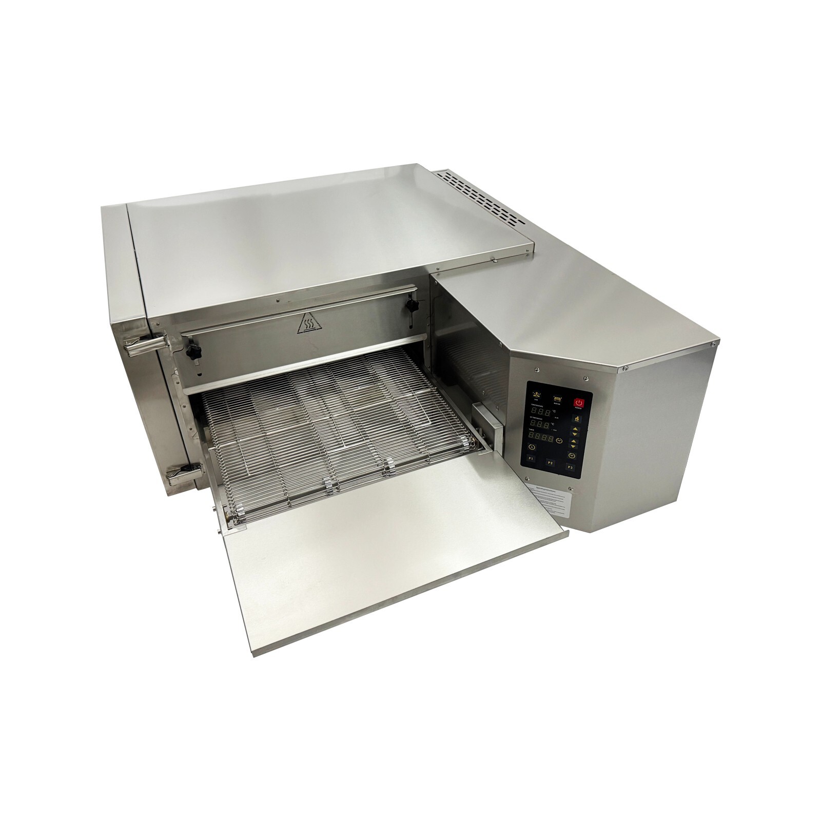 220V 9KW 18”Commercial Large Crawler-type Chain Electric Pizza Oven Hot Air Oven