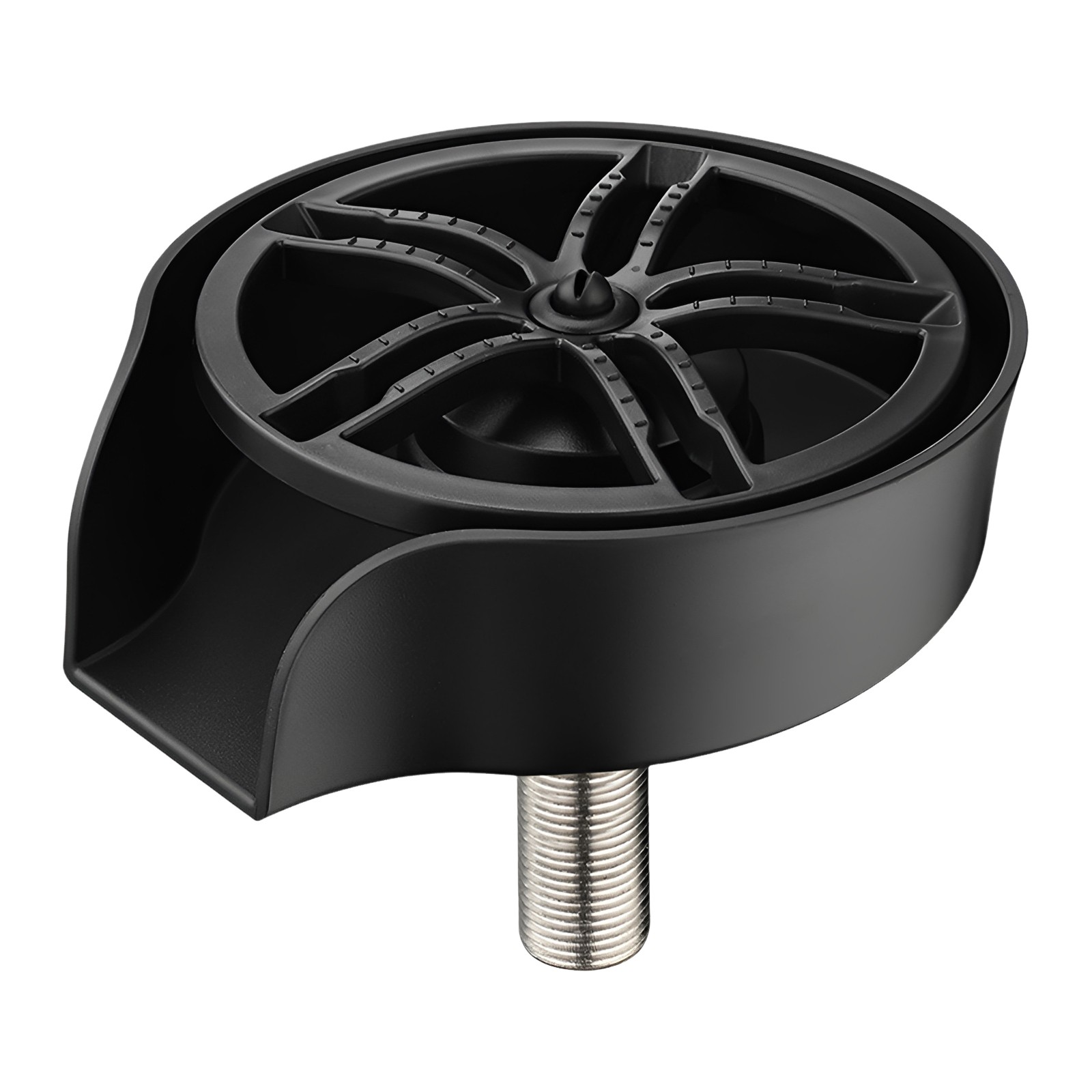 360° Rotating High Pressure Pull Out Glass Rinser Kitchen Sink Cup Bottle Washer