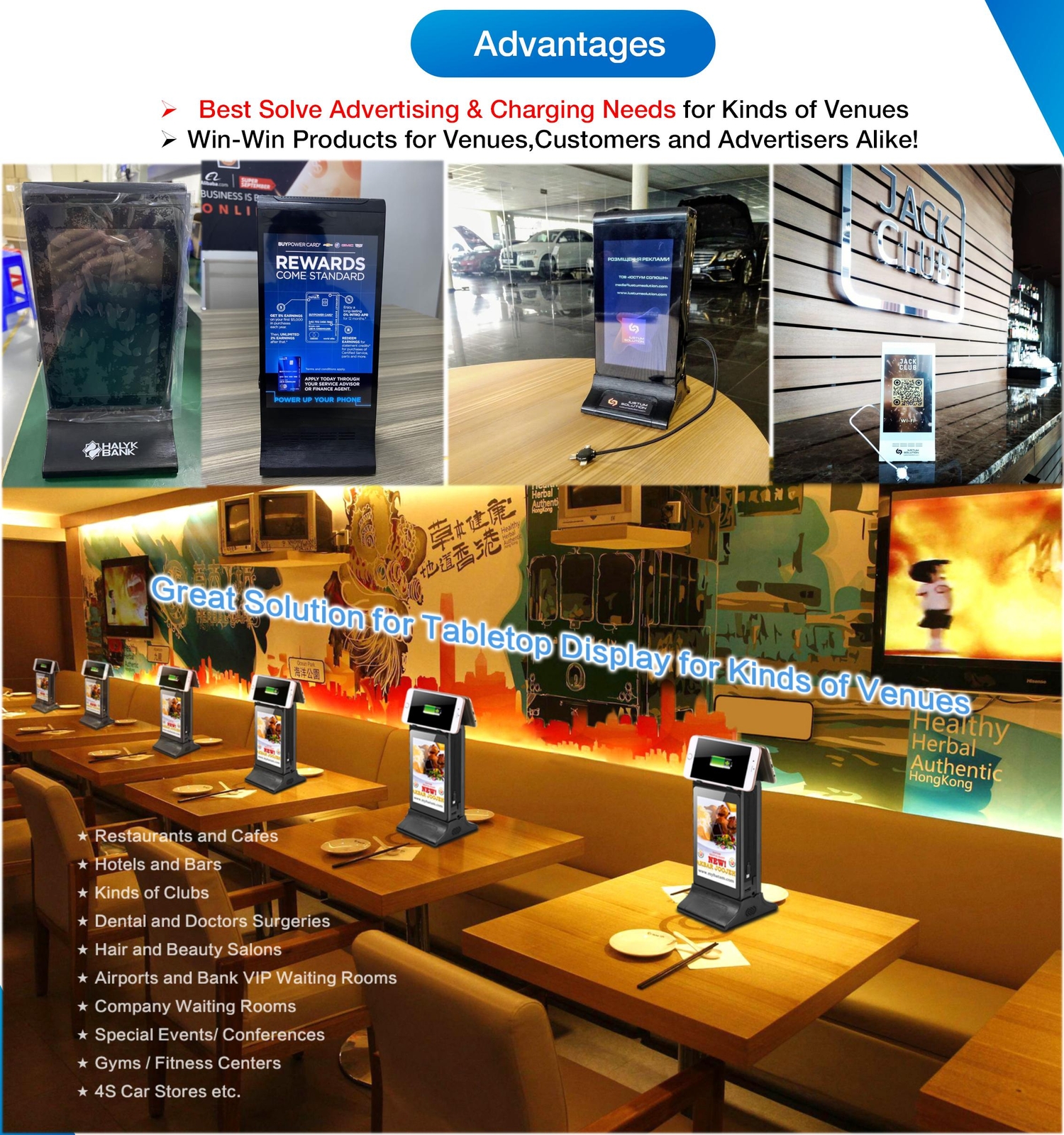 Remote Control Order Call System Restaurant Supply Advertising Player Table Menu