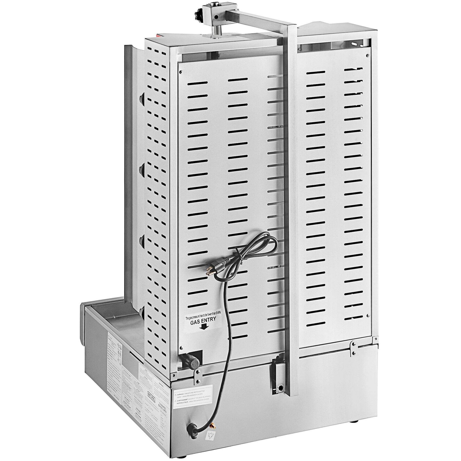 Natural Gas Vertical Broiler – 100 lb. Capacity, 38,000 BTU