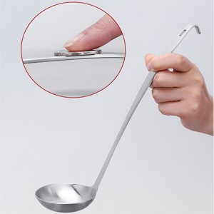 TENTA Kitchen Dia 9CM One Piece Stainl Steel Skimmer/Slotted