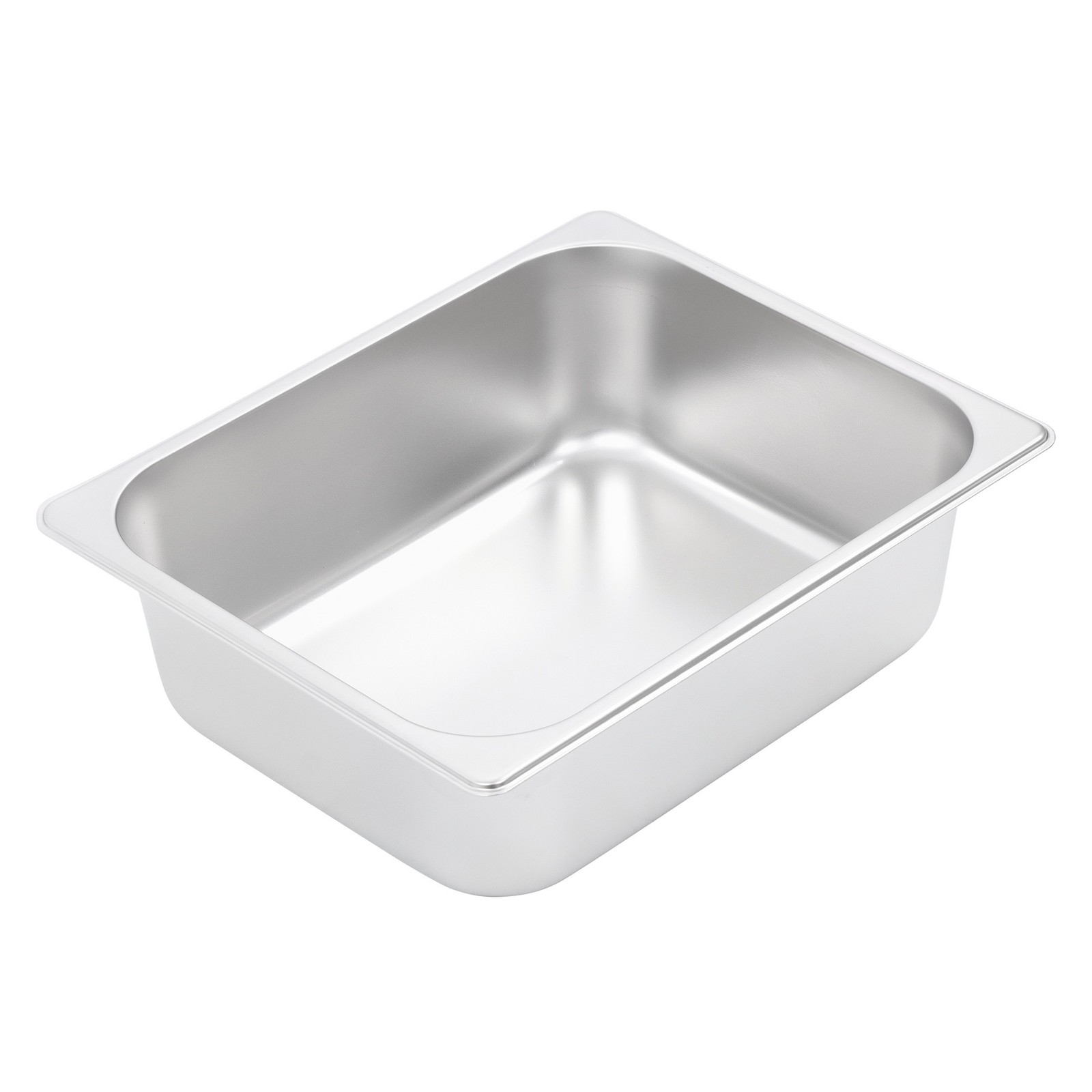 1/2 Size Steam Table Pan 4 Inch Deep, Anti-Jam Stainless Steel Food Pan