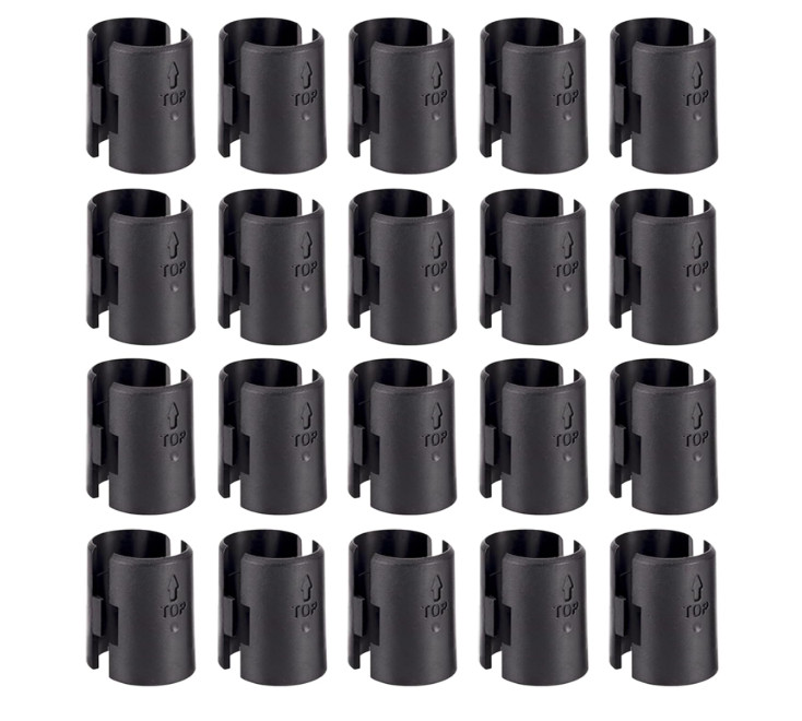Wire Shelf Clips,40-Packs Shelving Lock Clips for 1″ Post-…