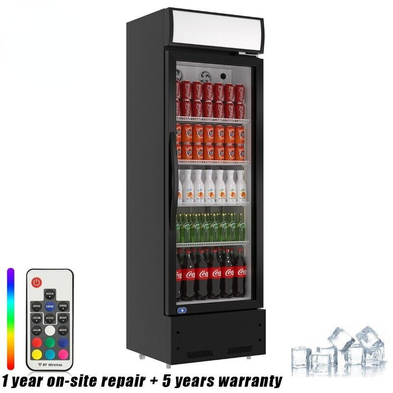 23″ 11 cu.ft Commercial Reach-In Refrigerator Single Door Merchandiser Cooler