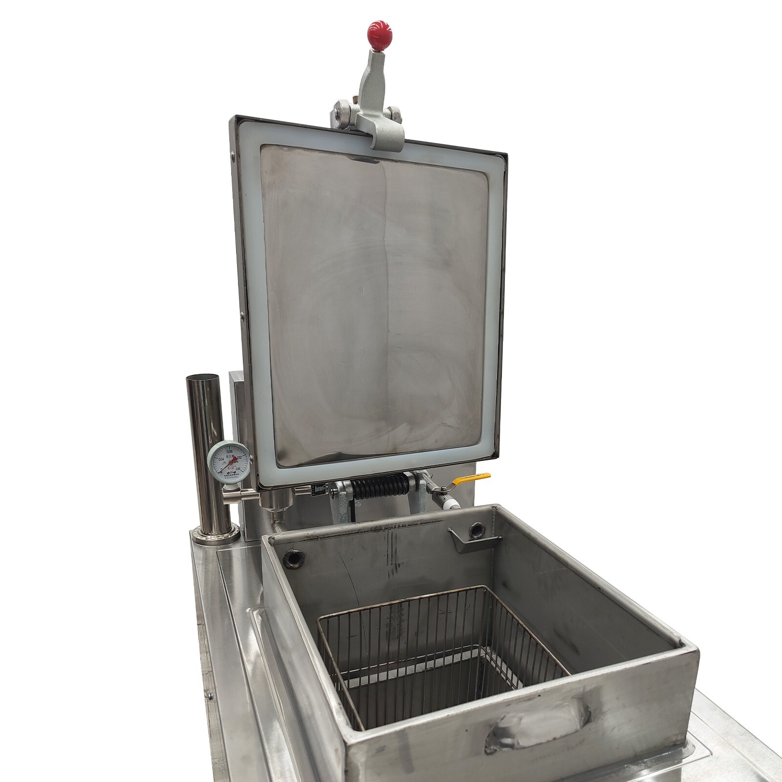 LP Gas Stainless Steel 110V Automatic CNC High Pressure Fried Chicken Stove