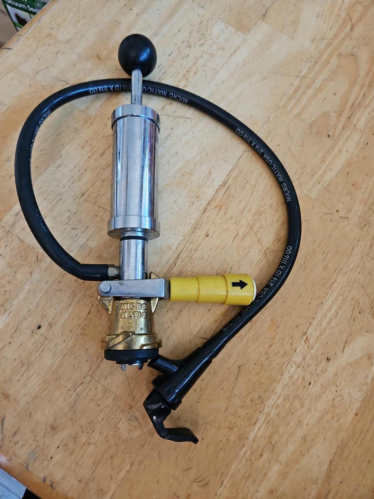 Micro Matic Beer Party Pump Draft Beer Keg Tap Party Stainless Steel