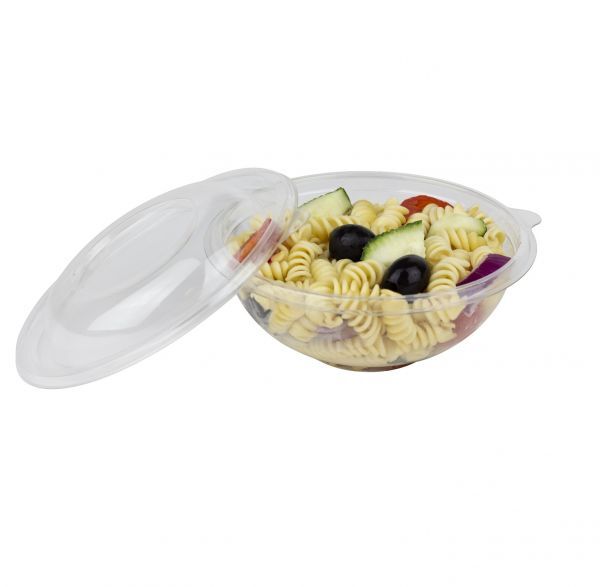 Karat 146mm Dome Lid for 16oz PET Salad Bowl – 500 pcs, FP-BRL146-PET