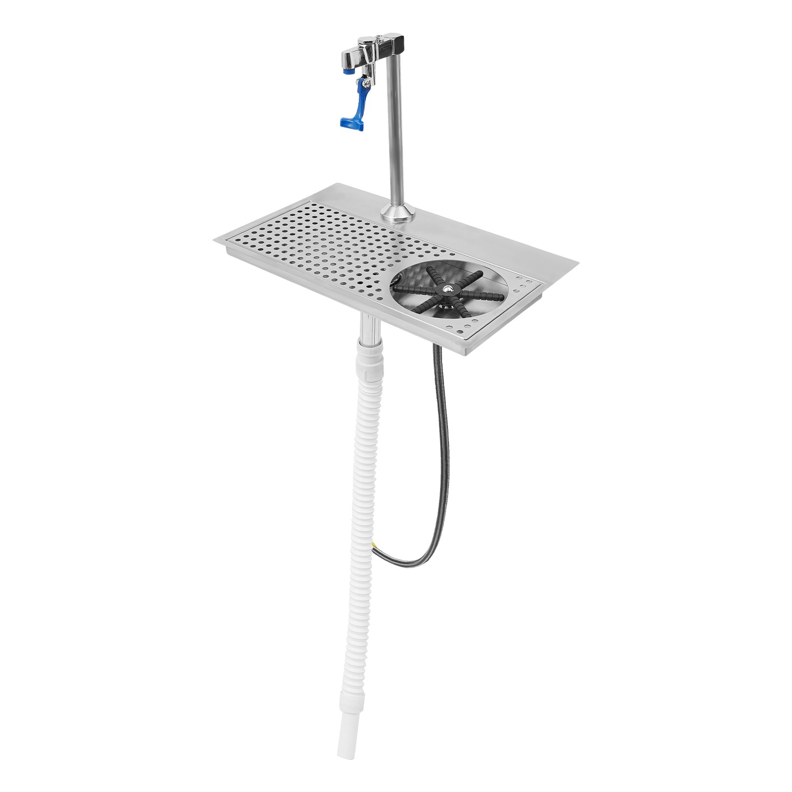 Cup Washer Cafe Hotel Restaurant Commercial Cup Wash Cleaning Rinser W/ Faucet