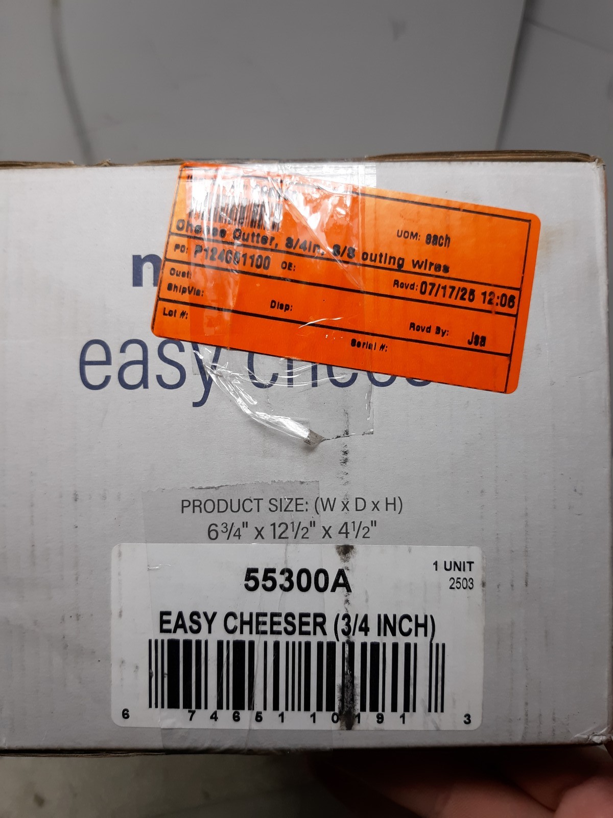 Nemco 55300A 3/4″ Manual Easy Cheeser / Cheese Cubing Slicer NSF Commercial