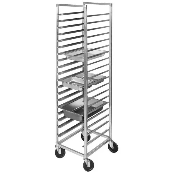 24.5″x 26″x 70.5″Stainless Steel Food Pan Rack w/ 5″ Spacing