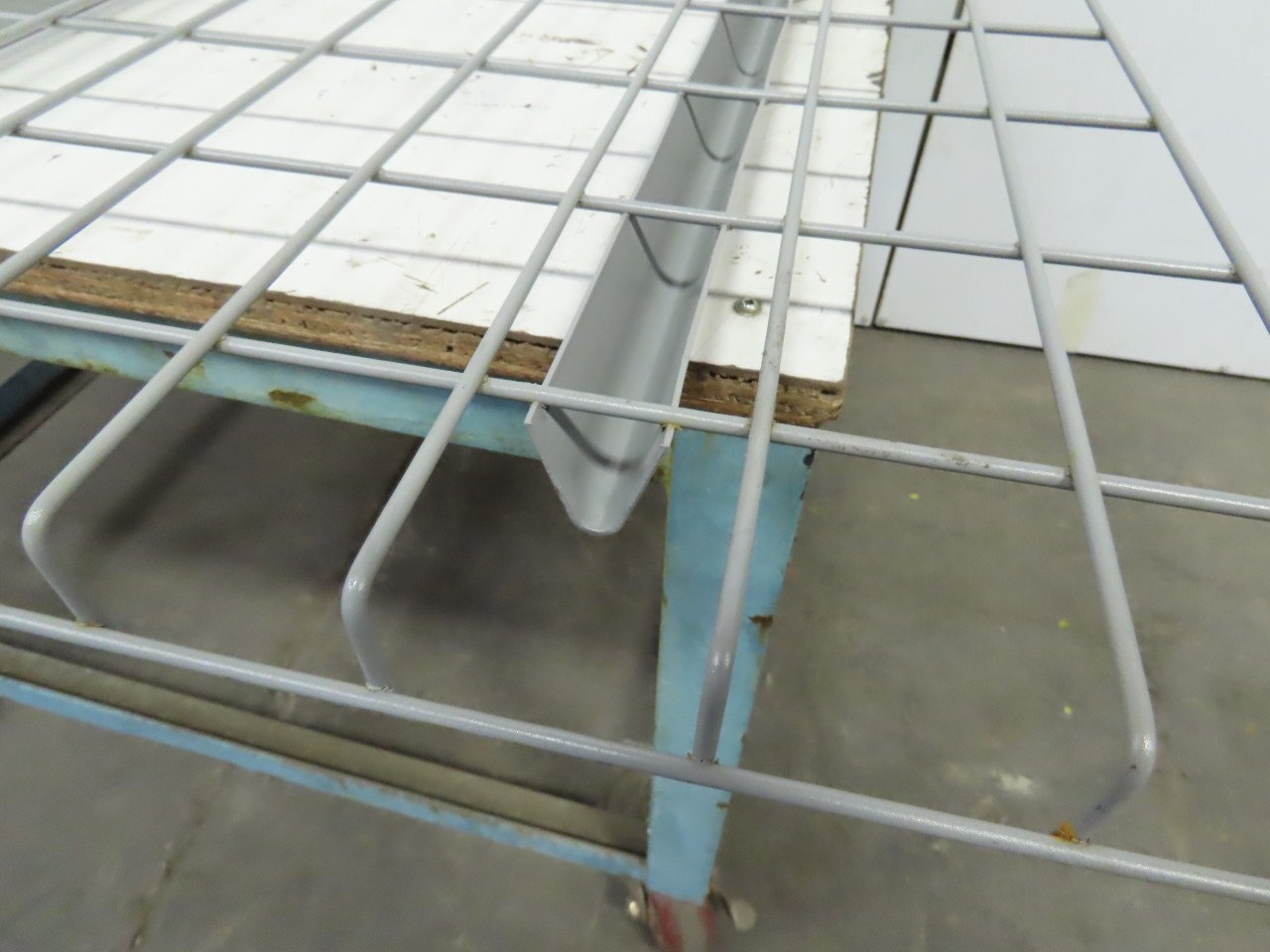 48″ x 46″ Double Waterfall Wire Decks Pallet Racking Shelf 2,500 lbs Cap NEW