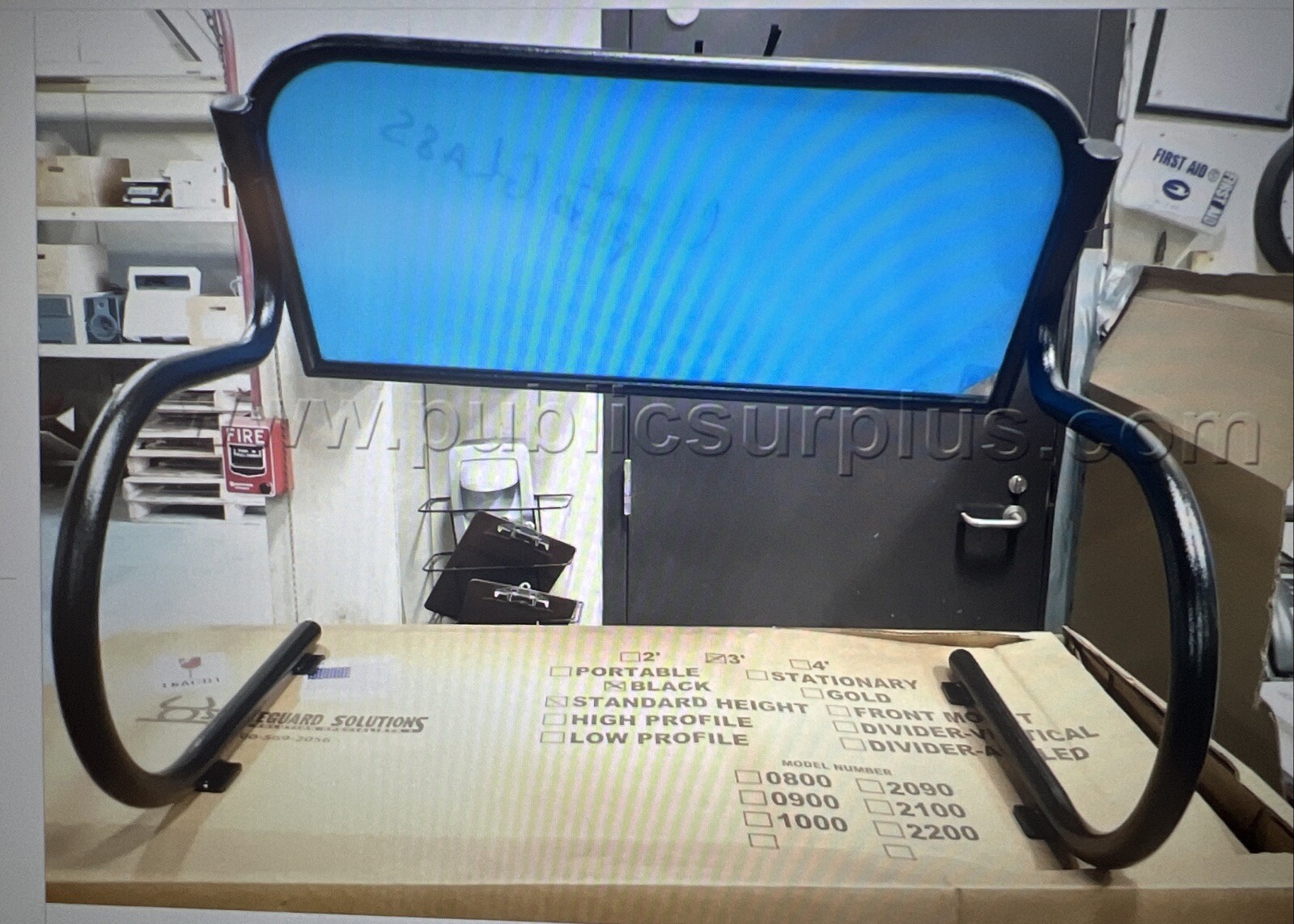Sneeze Guard Food Portable Foldable 3’ meets service & self service requirement