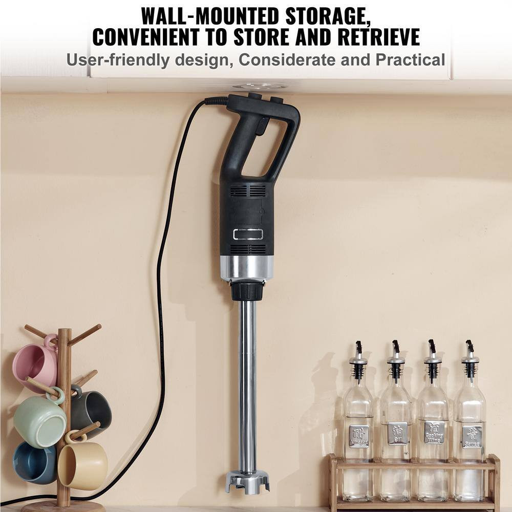 Commercial Immersion Blender-750W 20In. Heavy-Duty Hand Mixer for Various Uses