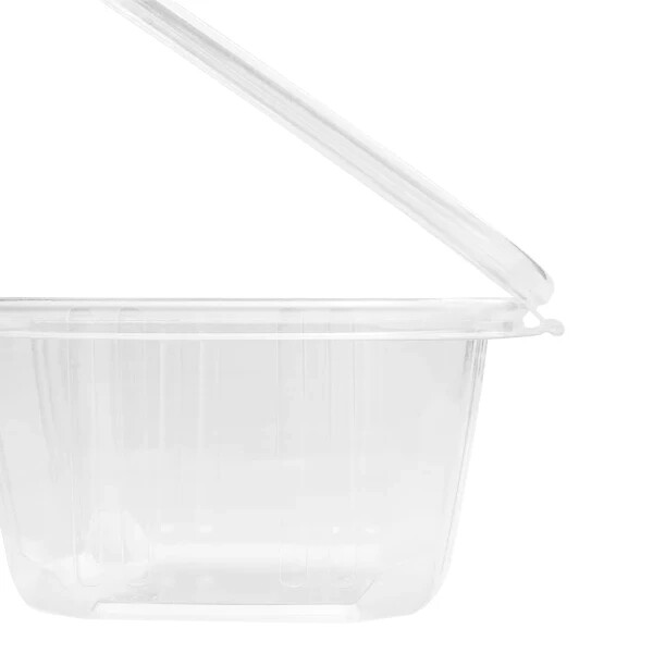Karat 16oz PET Plastic Hinged Deli Container/Premium Takeaway Container(200 pcs)