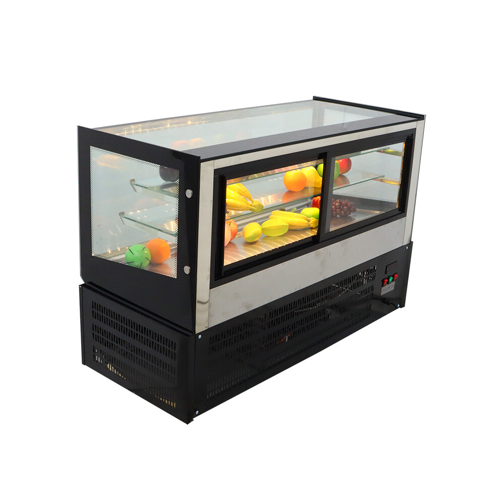 47″ Countertop Refrigerated Cake Showcase Display Cabinet Air Cooling 220V