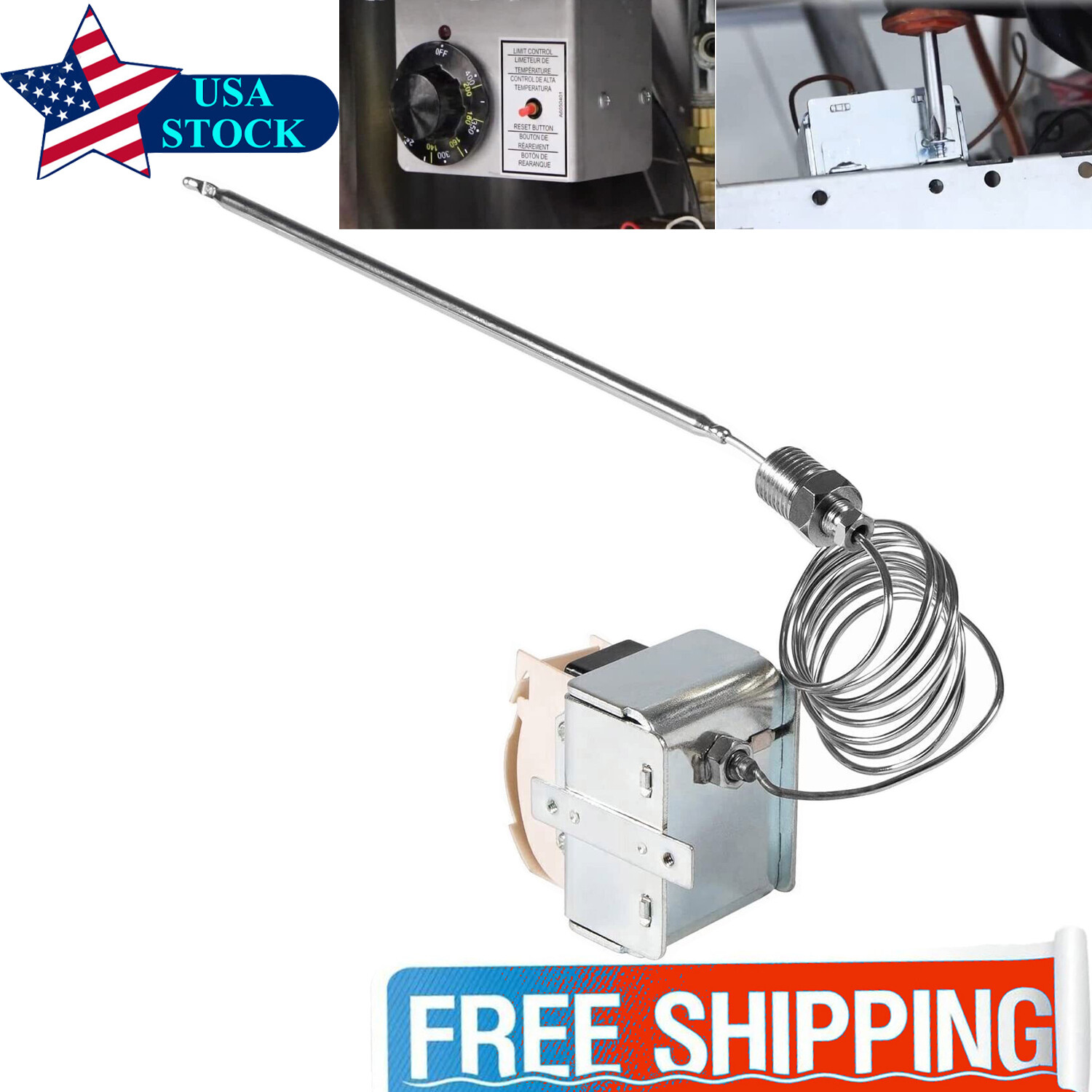 PP10084 High Limit Switch for Pitco All Gas Fryers Safety Thermostat Equipment