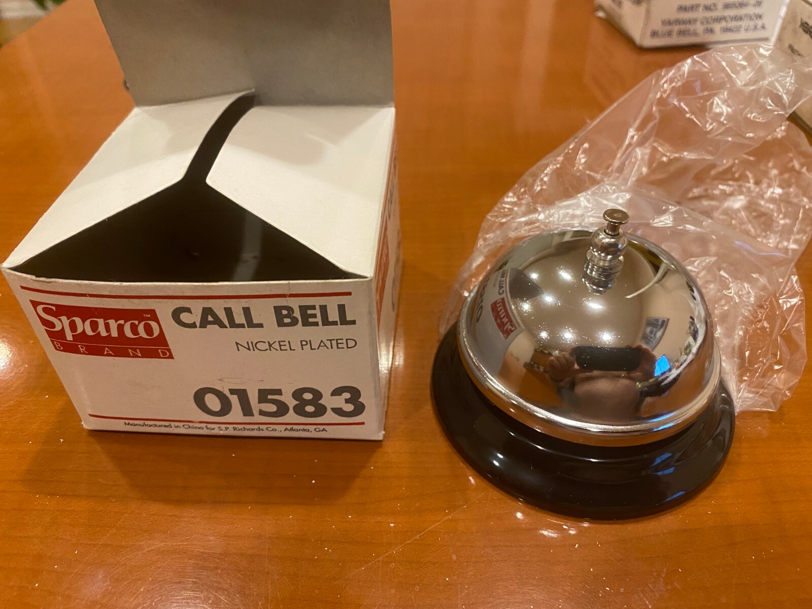 New Sparco Nickel Plated Call bell 01583