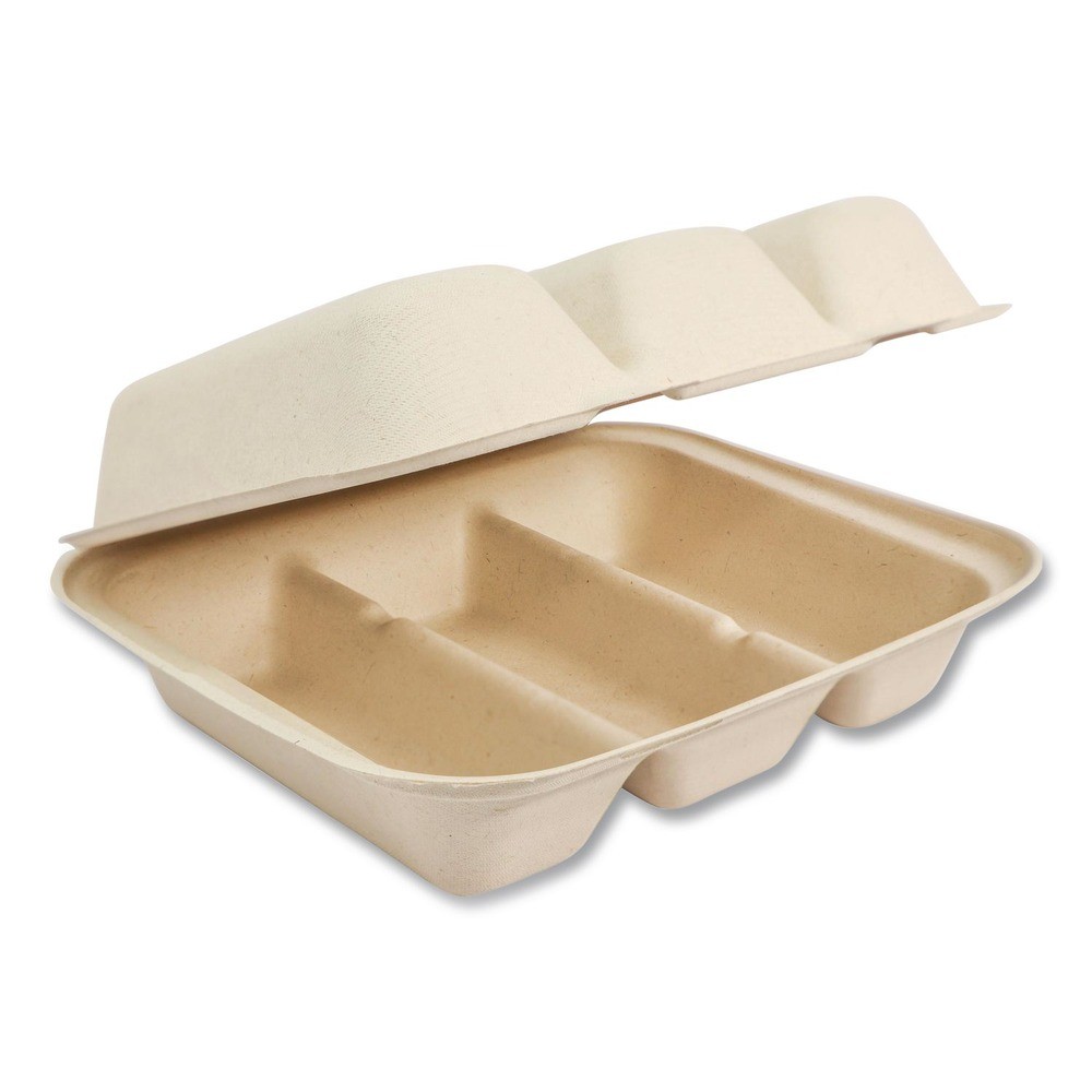 World Centric TOSCT39LFS 7.9″ x 9.2″ x 3.2″ Taco Box Containers – Ntl 300/CT New