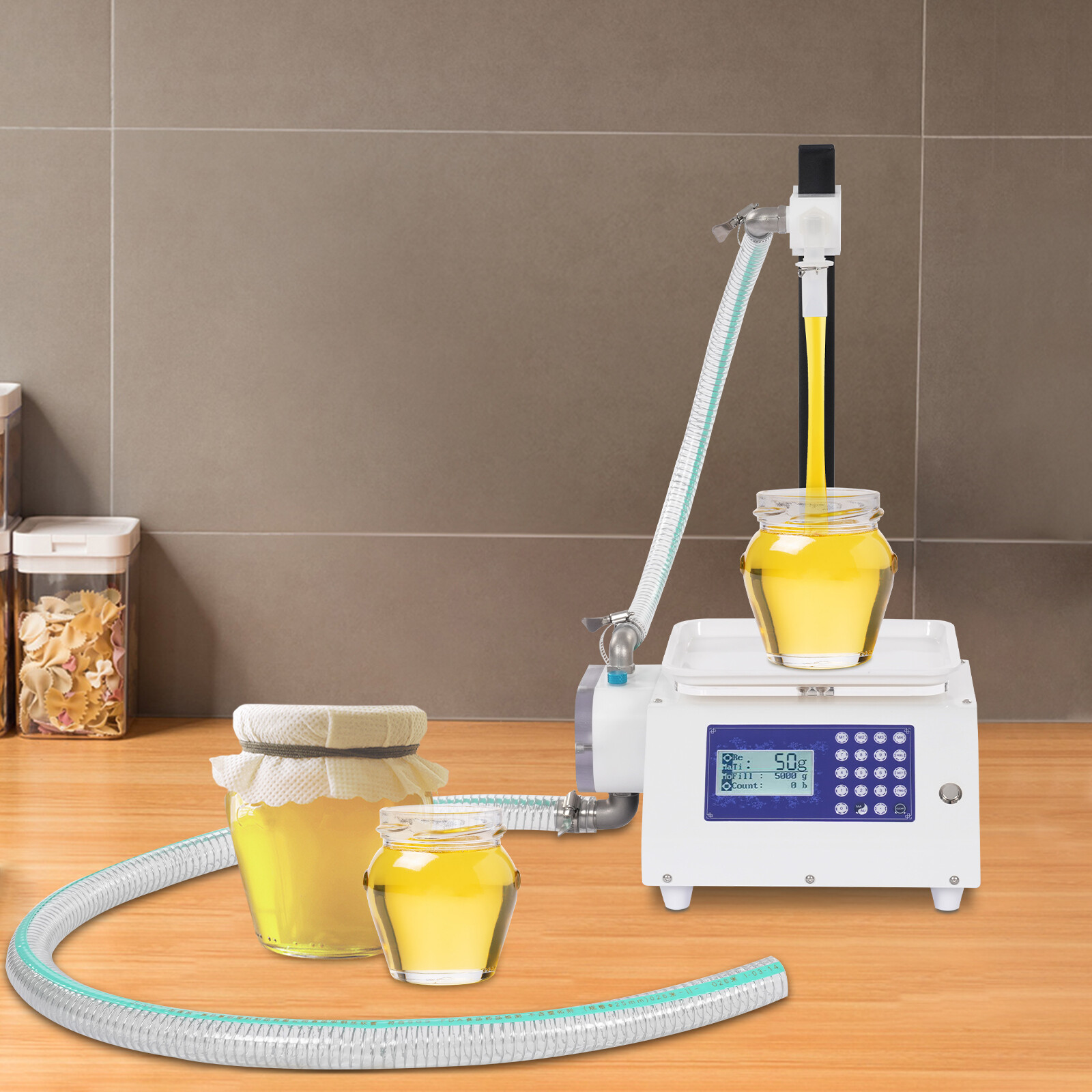 100-5000g Honey Bottle Filling Machine Liquid Filling Machine for Milk Water Oil