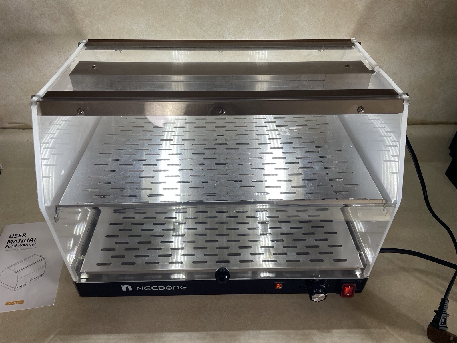 NEEDONE Commercial Food & Pizza Warmer 20”H X 15”W X 14”H
