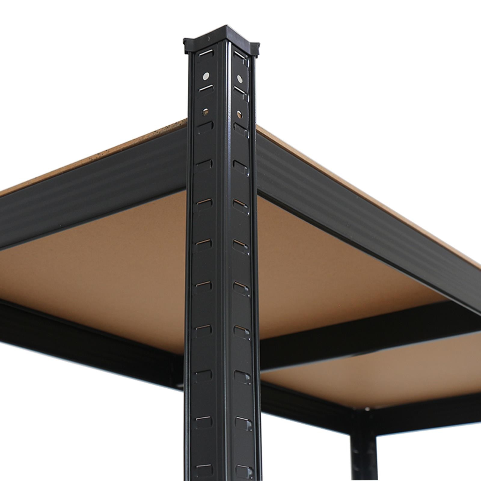 6 Size Heavy Duty Shelf Garage Steel Metal Storage 5 Level Adjustable Shelf