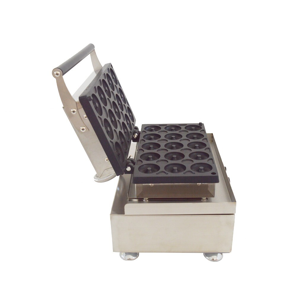 Commercial 110V 1750W Electric 15-Hole Doughnut Baking Machine Donut Maker