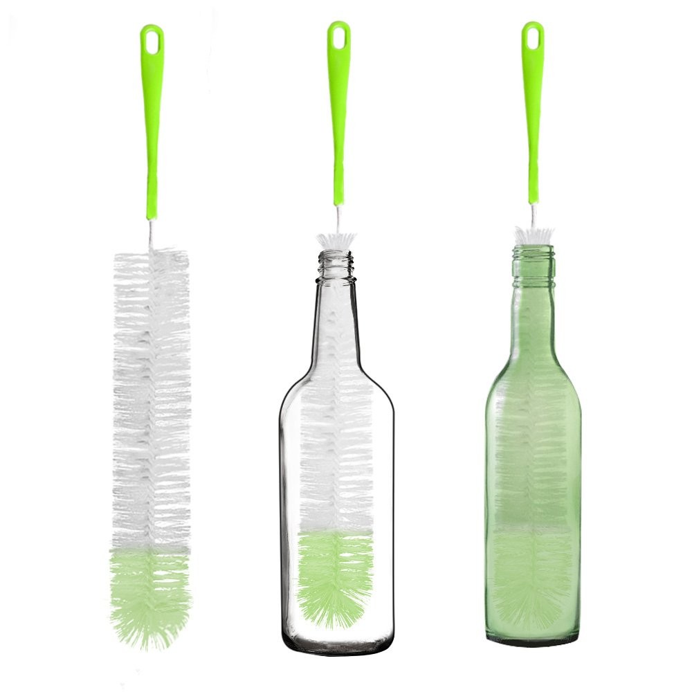 TISSA Long Bottle Cleaning Brush 18″ Extra x 1 Count (Pack of 1), Green