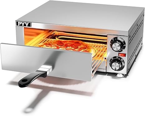 PYY Pizza Oven Indoor Electric Countertop Commercial Stainless